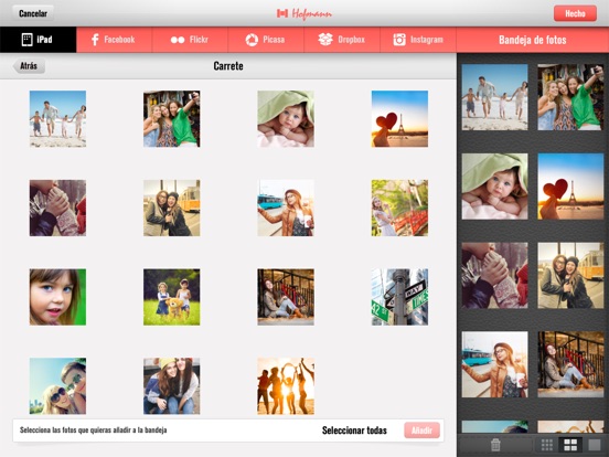 Captura de pantalla del iPad 3