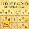 Lusso oro tastiera - Cambiare il tema emoji e font