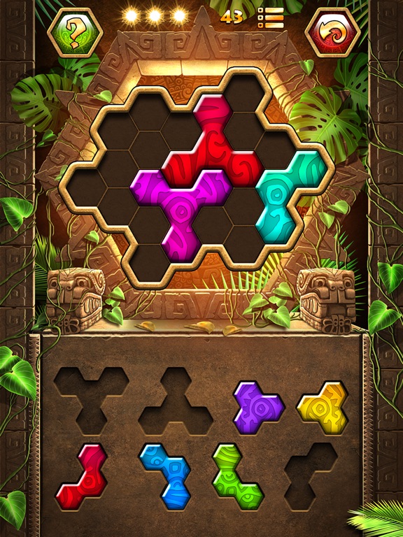 Screenshots of Montezuma Puzzle 3 for iPad