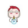 A Cute Baby Girl - Animated Sticker Pack phonics baby