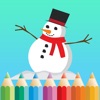 塗り絵の本 子供のためのクリスマスのサンタクロース。絵を描画する方法:学ぶためのゲーム