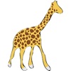 Jungle Giraffes One Sticker Pack diving giraffes 