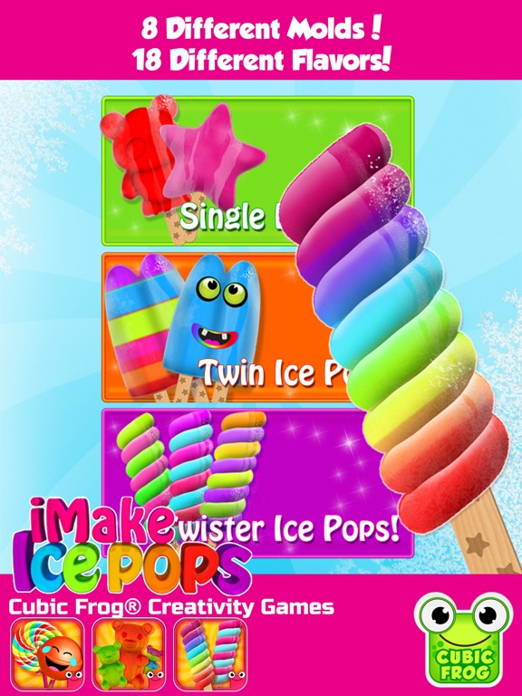 Конструктор фруктового льда для детей-iMake IcePop для iPad