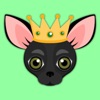 Black Chihuahua Emoji Stickers for iMessage