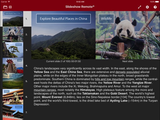 Captura de pantalla del iPad 1