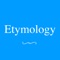English etymology - A...