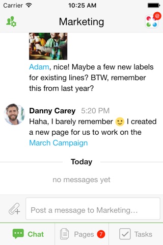 Samepage screenshot