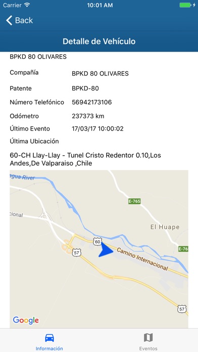 Captura de pantalla del iPhone 4
