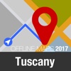 Tuscany Offline Map and Travel Trip Guide map of tuscany towns 