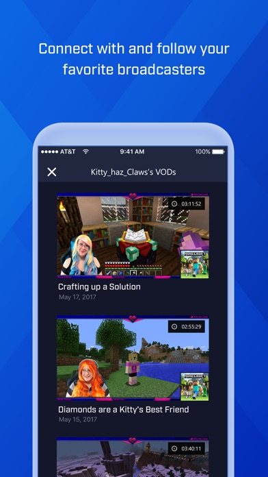 Screenshots of Mixer – Interactive Live Streaming for iPhone