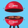 Let’s BBQ Barbeque Grilling Sticker Pack bbq grilling company 