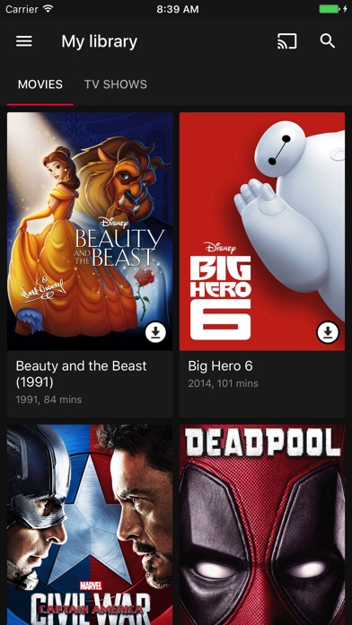 Google Playムービー&TVのスクリーンショット2 Google Playムービー&TVのスクリーンショット2
