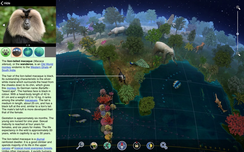 Earth 3D - Animal Atlas 앱스토어 스크린샷