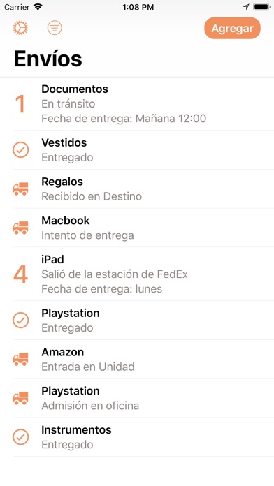 Captura de pantalla del iPhone 1