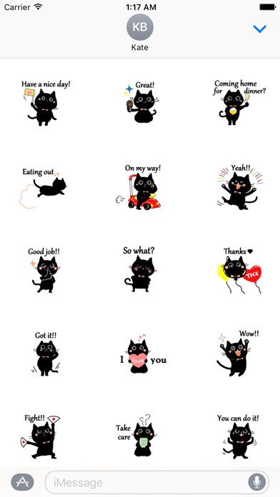 Baby Black Cat Sticker review screenshots