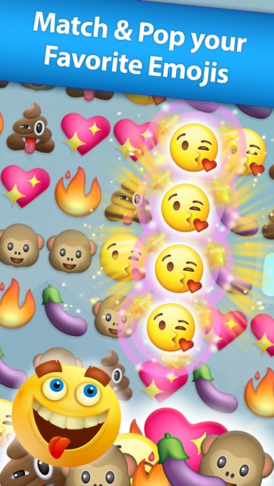 Emoji Match 4 released for iOS - Blitz and Blast your Favorite Emojis Image