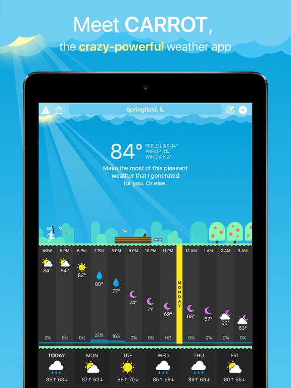 carrot weather vs weather