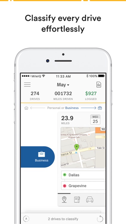 logging mileage for taxes