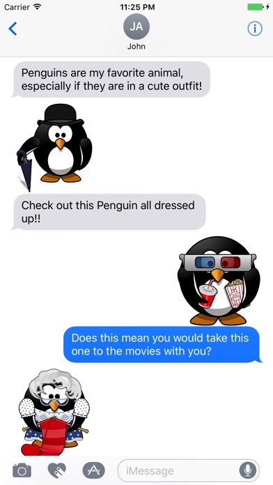 Sticker Fun With Penguins review screenshots