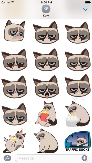 Grumpmoji Grumpy Cat Stickers On The App Store