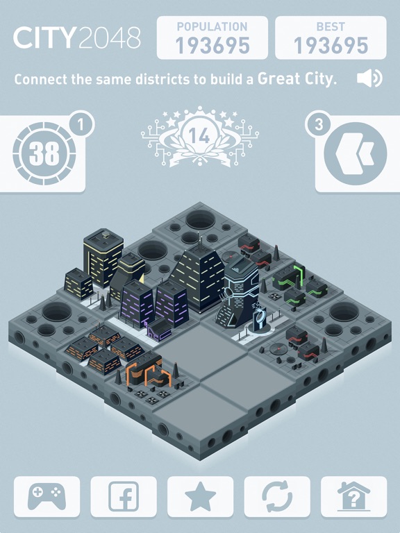 Скачать игру City 2048
