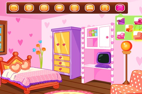 Скриншот из Girly Home Decoration Game