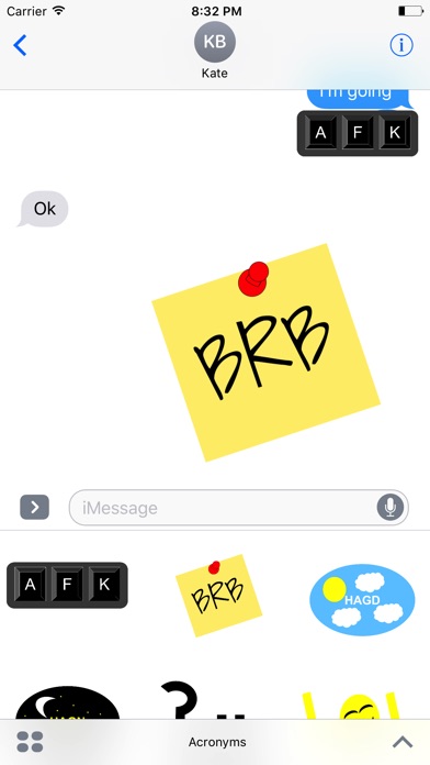 Acronyms Sticker Pack review screenshots