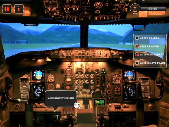 аэропорт Пилот самолет полет на iPad