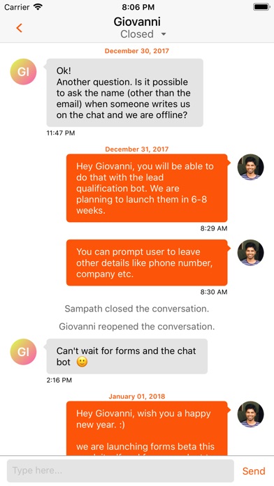Site chat land