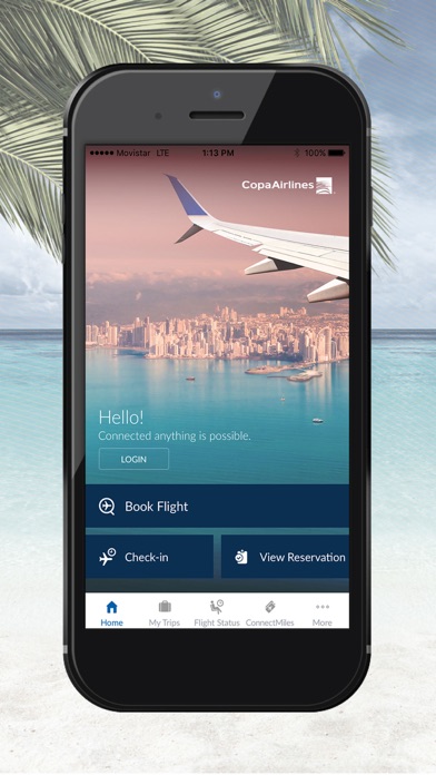 Copa airlines app Book cheap airline tickets in minutes and enjoy and your flight with Copa Airlines. Find the best deals on hotel bookings and car rental.