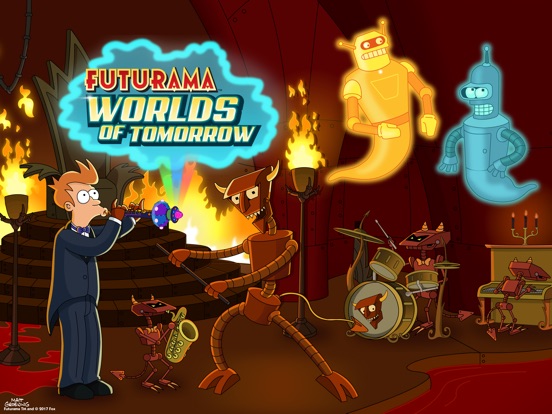 Screenshots of Futurama: Worlds of Tomorrow for iPad
