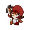 Steampowered Foxes贴纸,设计:Steampowered Fox