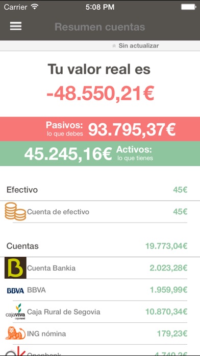 Captura de pantalla del iPhone 4