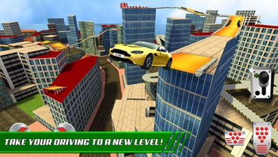 Screenshots of Roof Jumping Stunt Driving Parking Simulator - Real Car Racing Test Sim Run Race Games for iPhone