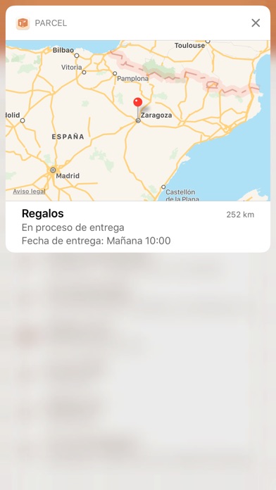 Captura de pantalla del iPhone 5