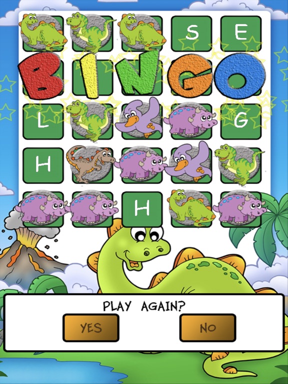 free dinosaur bingo