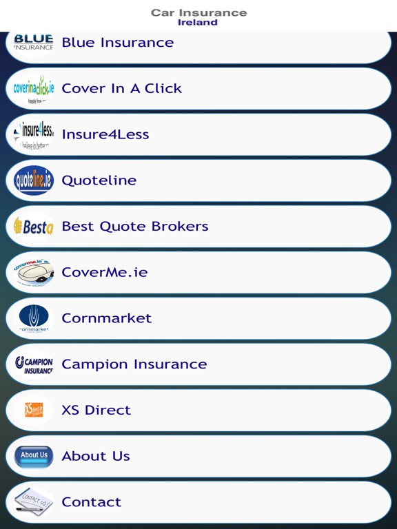 Car Insurance Ireland On The App Ipad Screenshot 2 3 4 Car Insurance Ireland