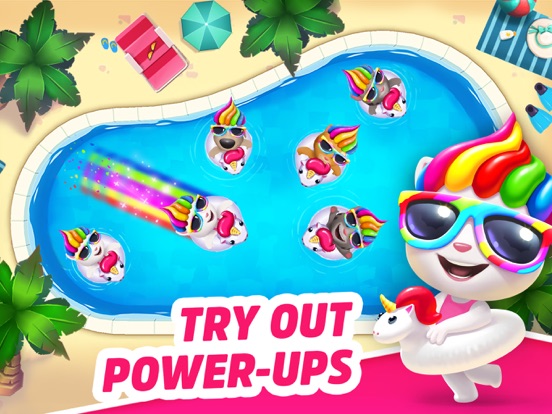 Screenshots of Talking Tom Pool for iPad