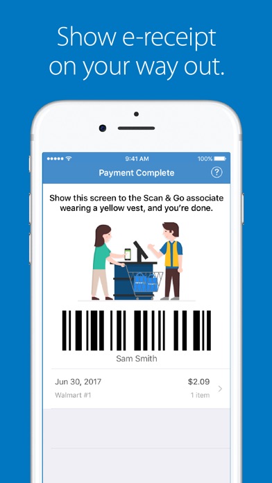 Scan With Walmart App