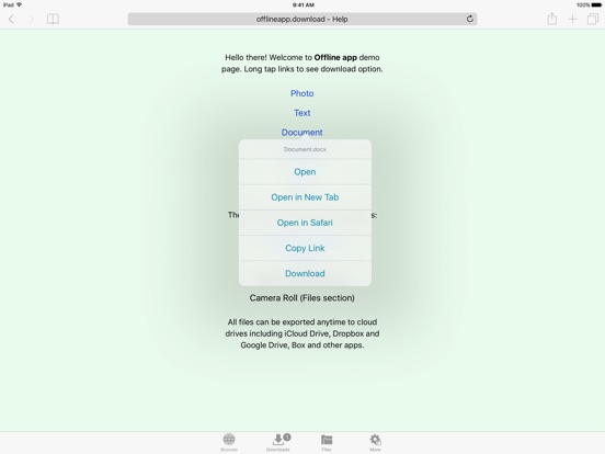 Screenshots of File Manager for Web Cloud Drive for iPad