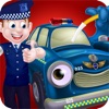 警察 車 洗っ & デザイン