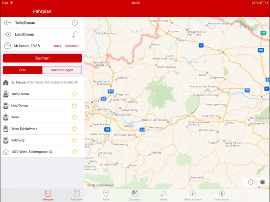 Captura de ecrã do iPad 1