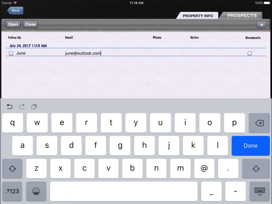Captura de pantalla del iPad 3