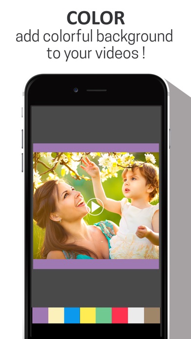 Screenshots of No Crop Video For Instagram - Convert Square Size and Movie Clip into Rectangle Shape for iPhone
