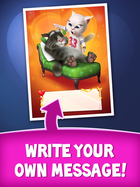 Screenshots of Tom's Love Letters for iPad