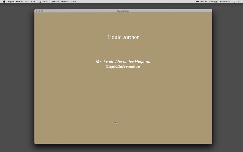 Liquid | Author for Mac 1.5.2 破解版 – 文编编辑器