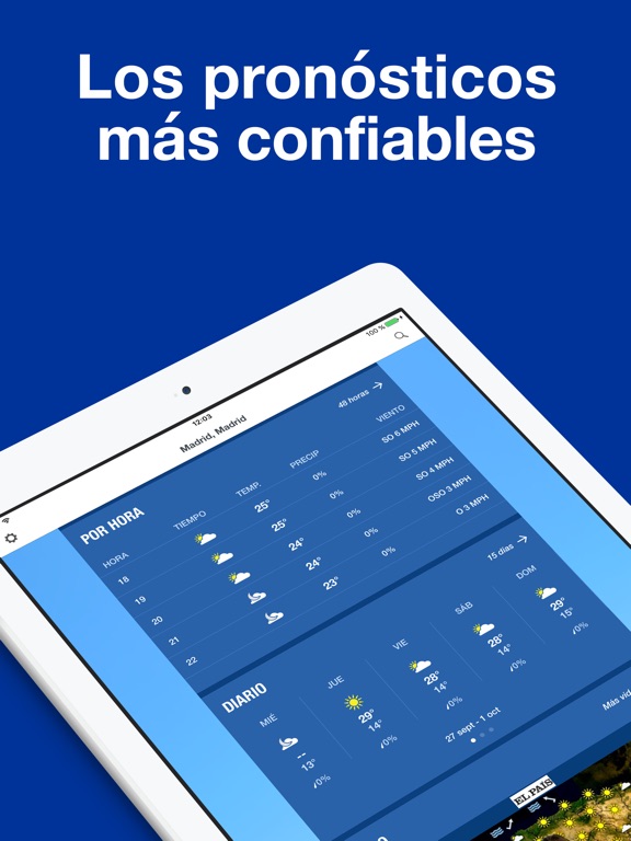 Captura de pantalla del iPad 3