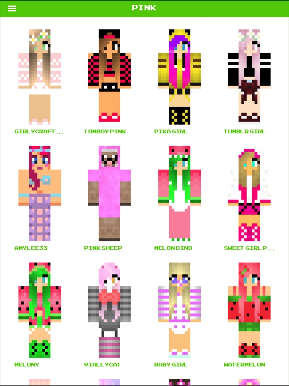 minecraft skins girl download free