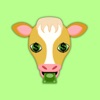 Gold Cow Emoji Stickers