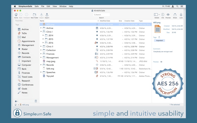 Encryption app SimpleumSafe for Mac 50% off to welcome the ECSM Image